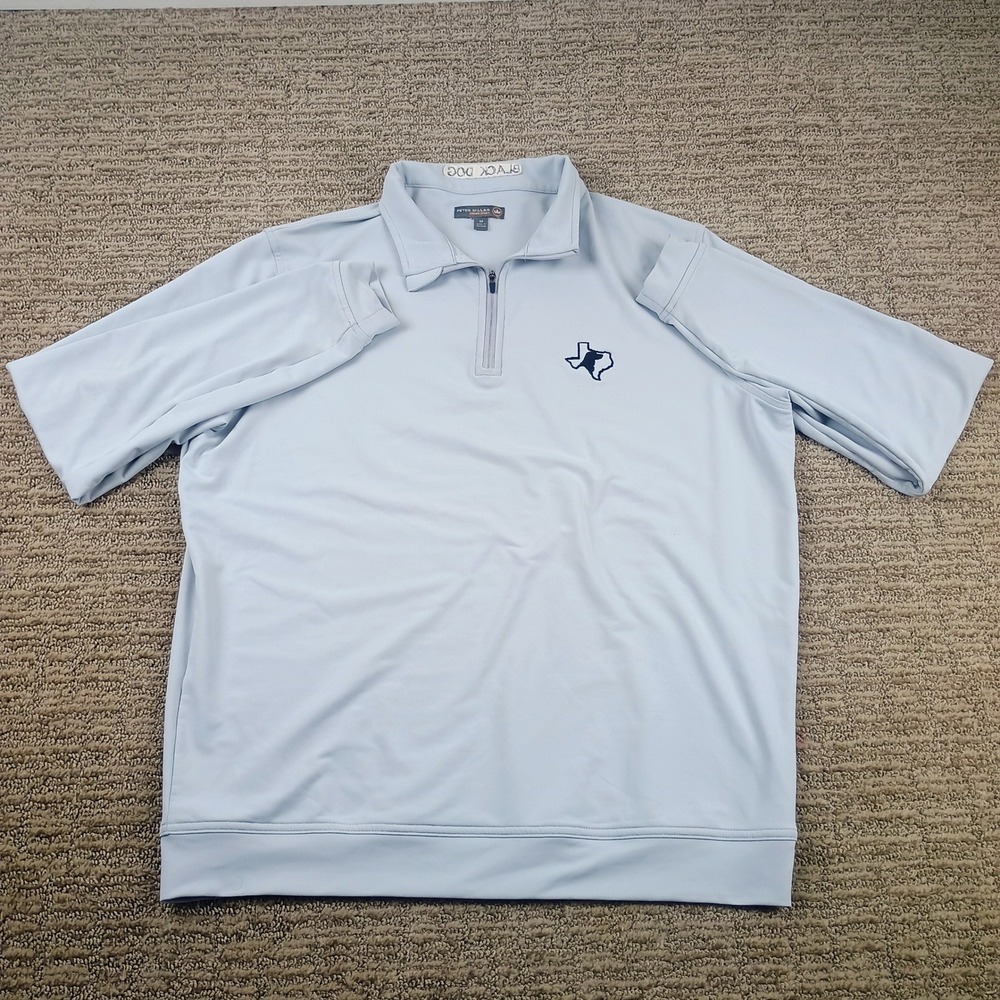 Peter Millar Crown Sport Perth Stretch LoopTerryQuarter Zip Pullover Mens Medium
